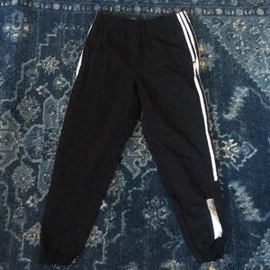 COPY - Black/white Adidas Joggers